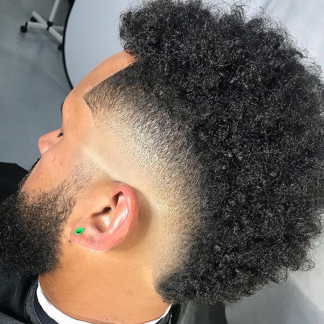 Afro Hawk Fade