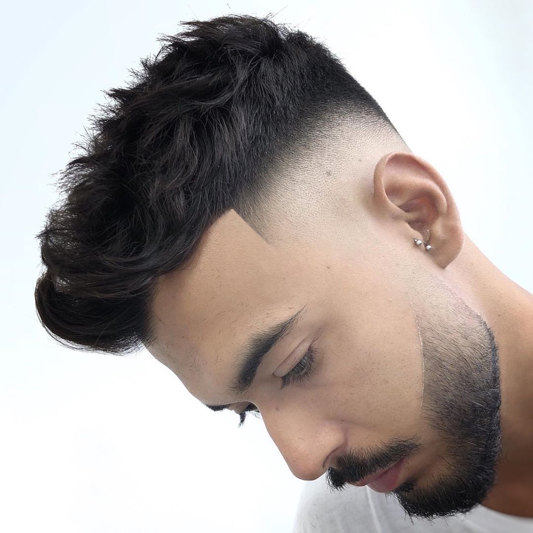 Drop Fade + Cool Beard