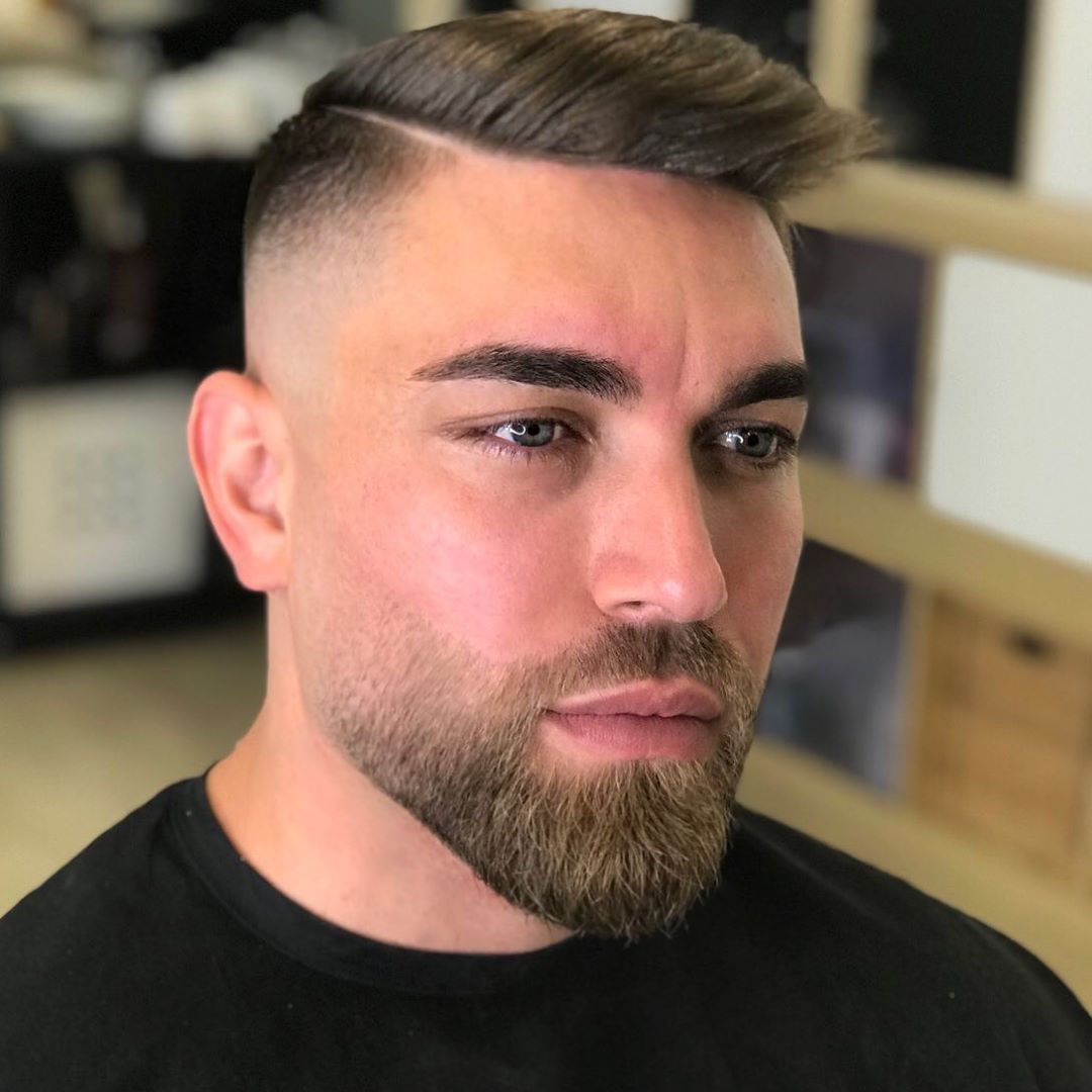 Side Part + High Fade