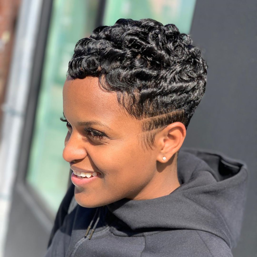 Relaxed Curly Pixie
