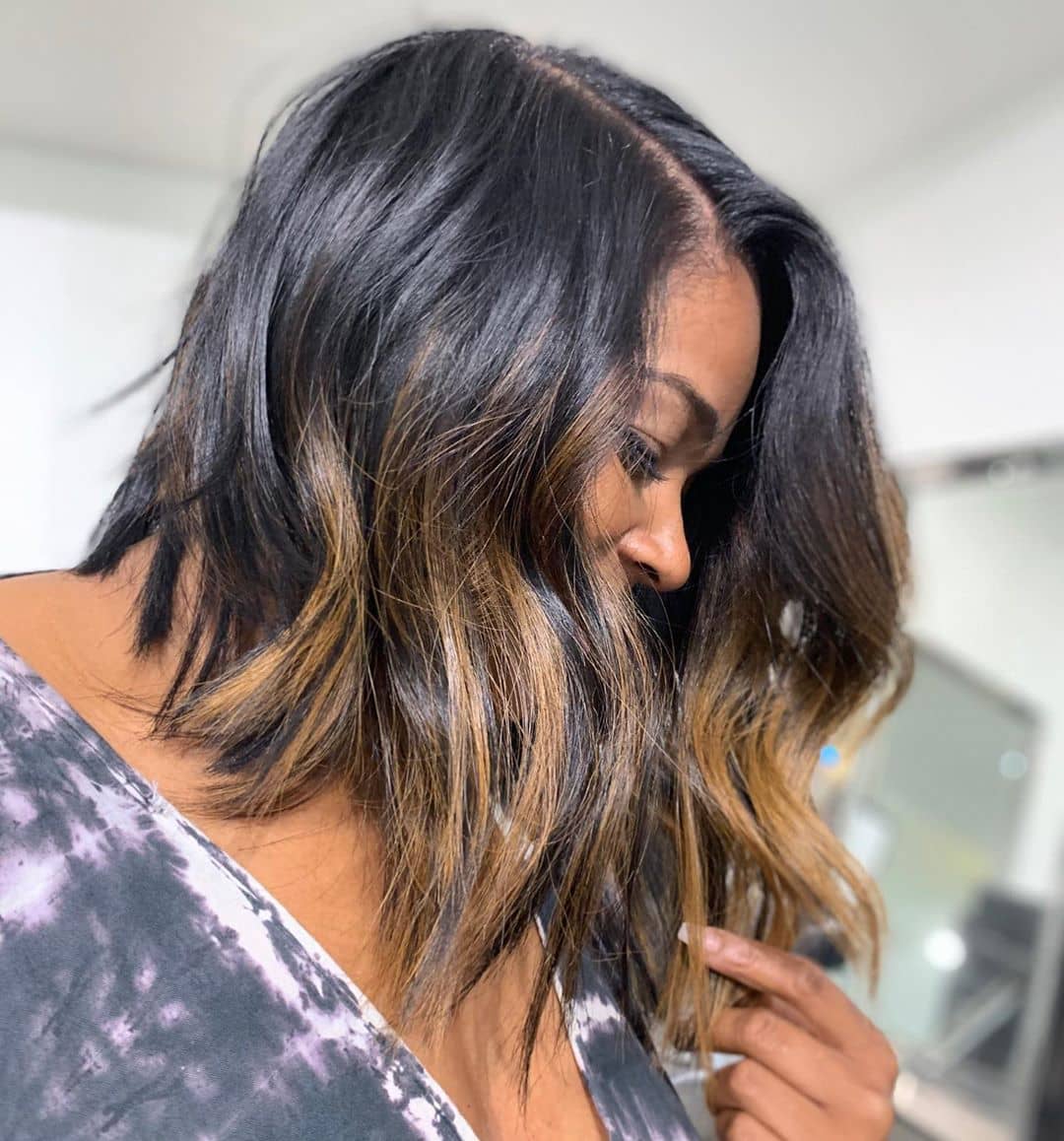 A-Line With Balayage