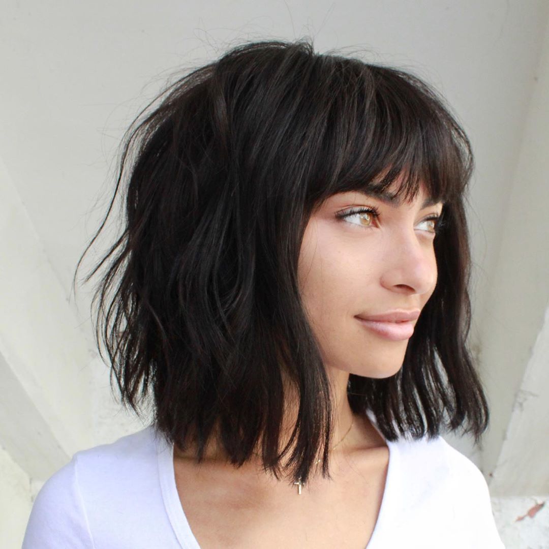 Blunt Cut Lob