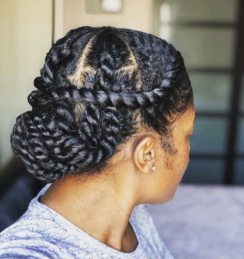 Braided Low Bun