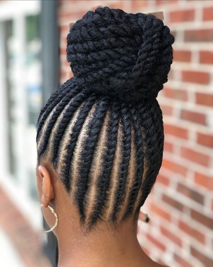 Flat Twist Up-do