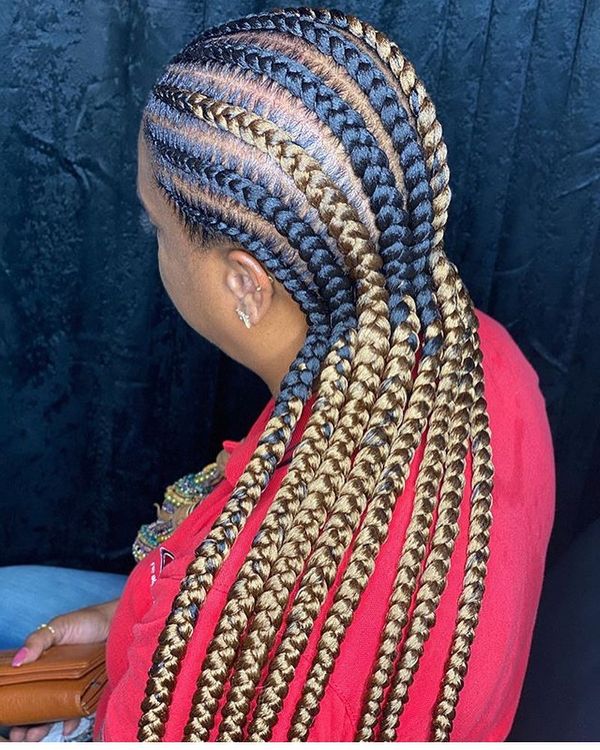 Black and Gold Braids 