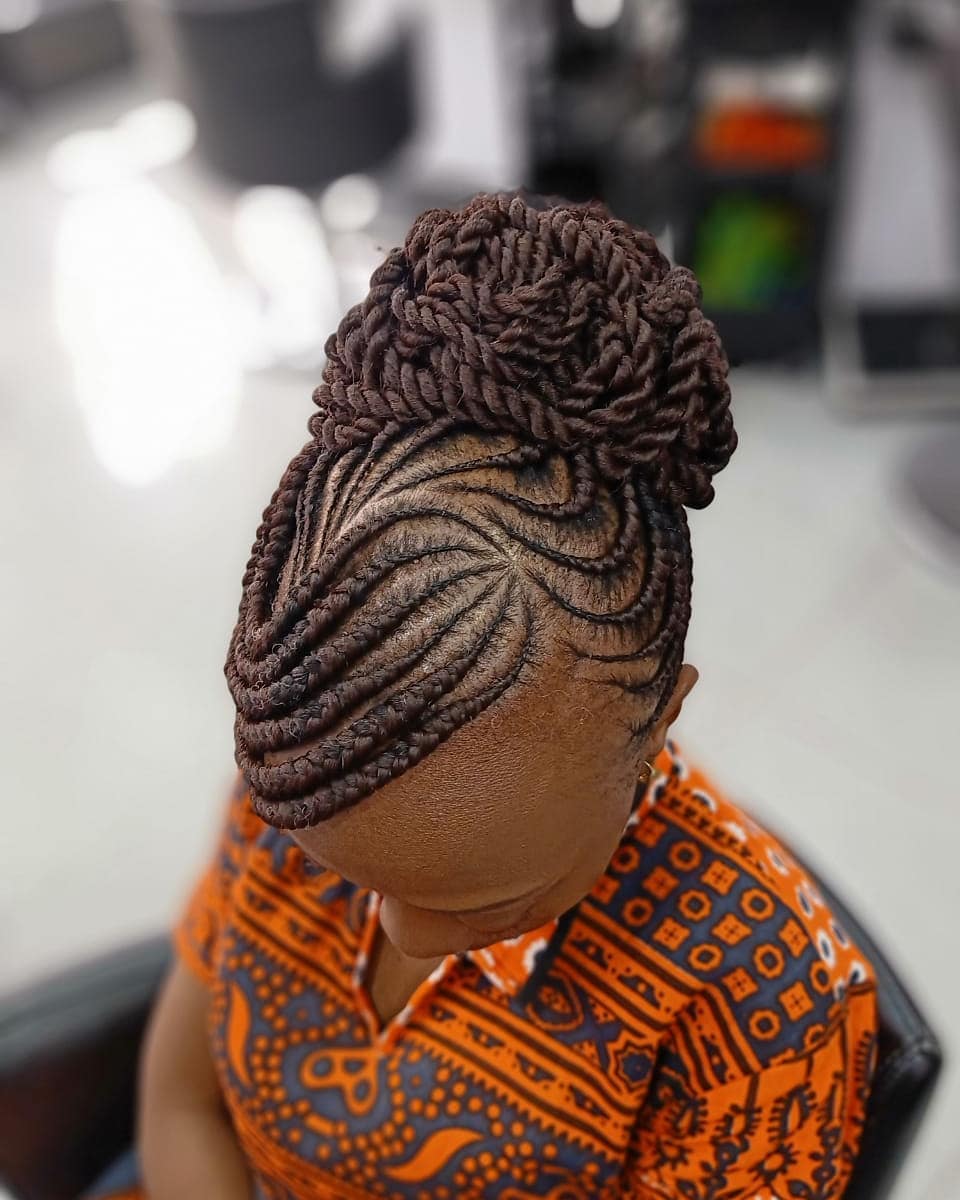 Elegant Up-do With Twists