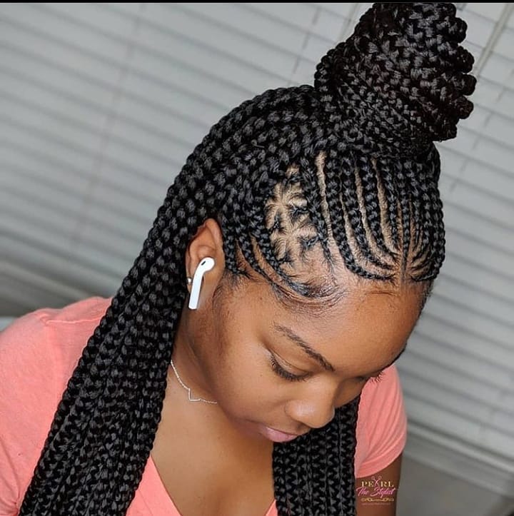 Half-up + Topknot Style