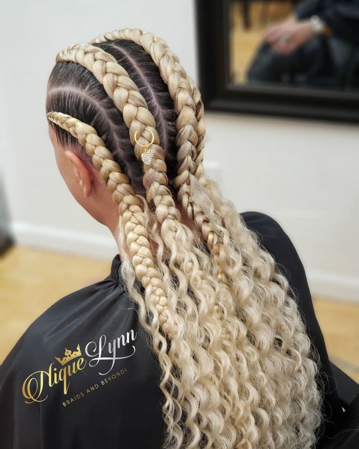 Jumbo Blonde Braids