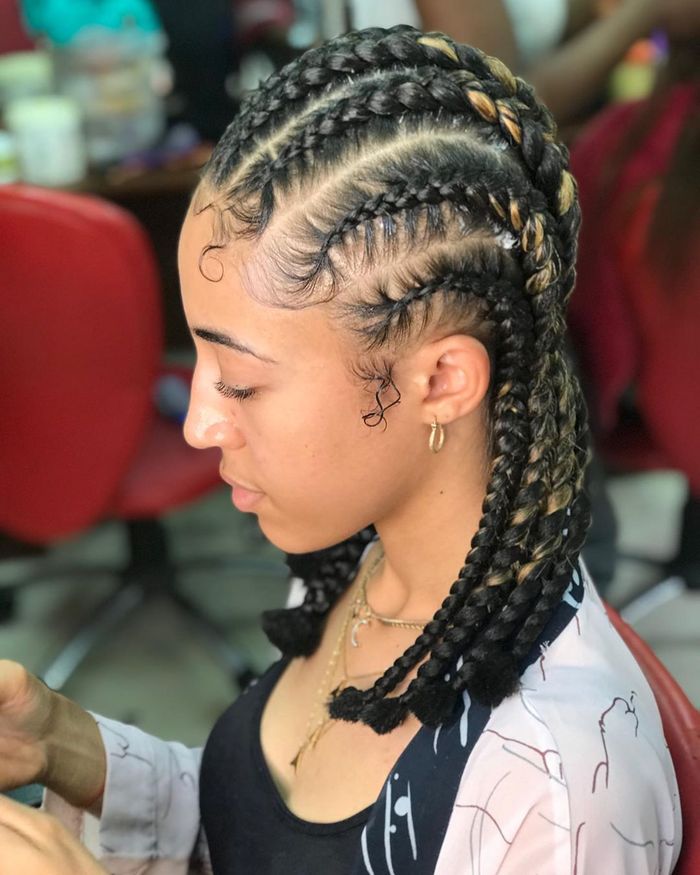 Medium Cornrow Styles