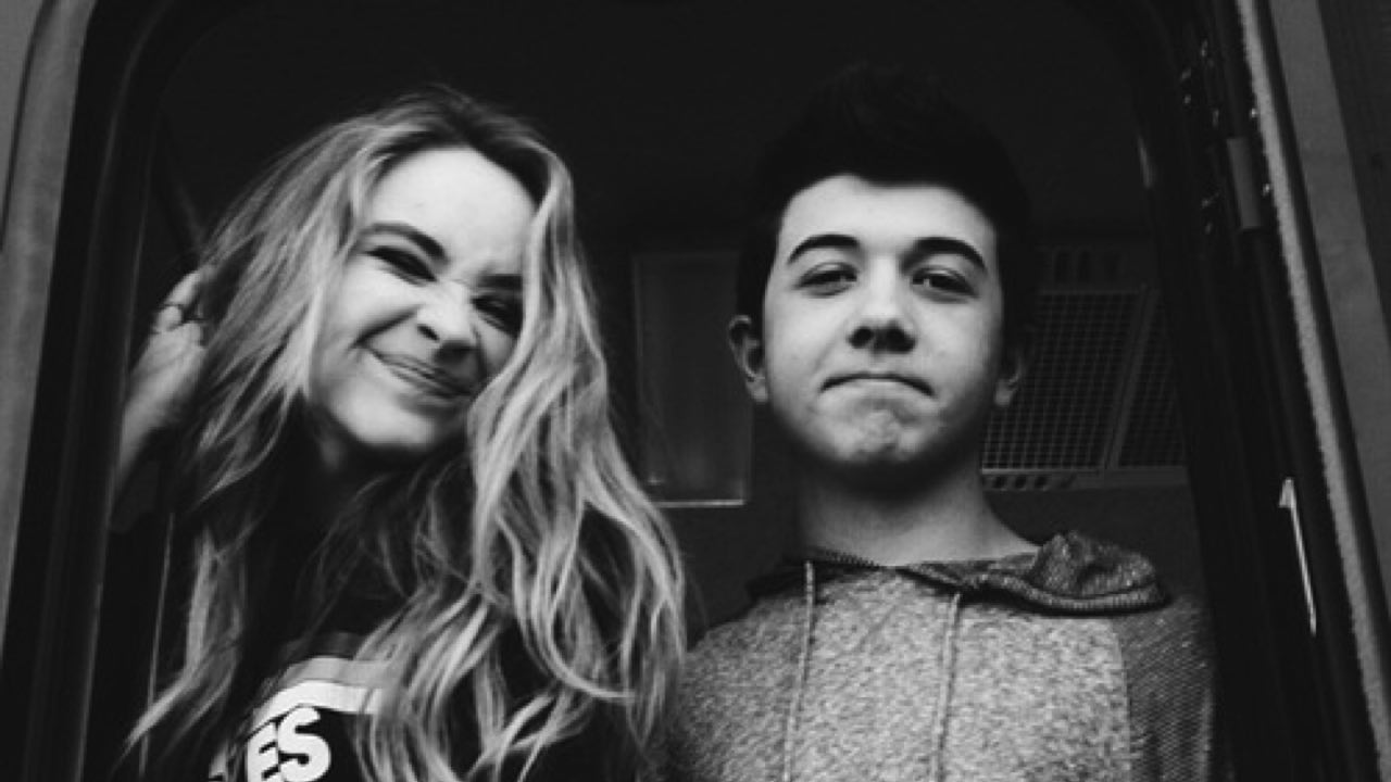 Sabrina Carpenter and Bradley Perry