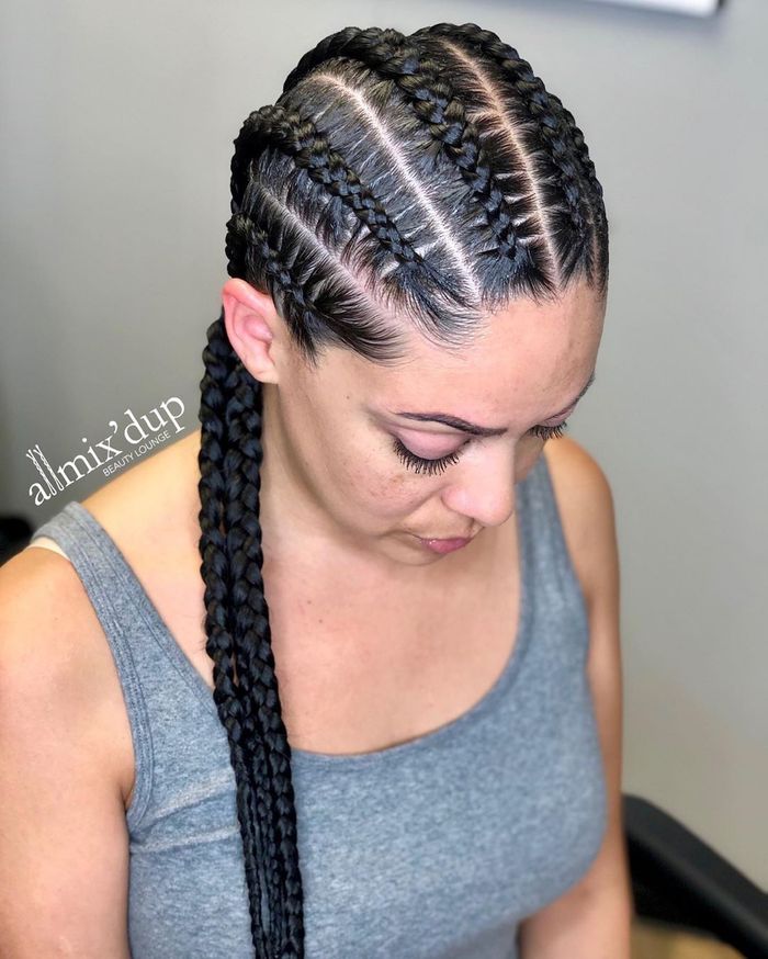 Wide Cornrows