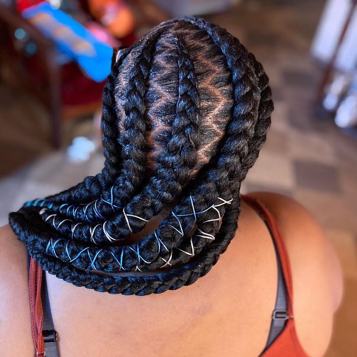 Zigzag Part Cornrows