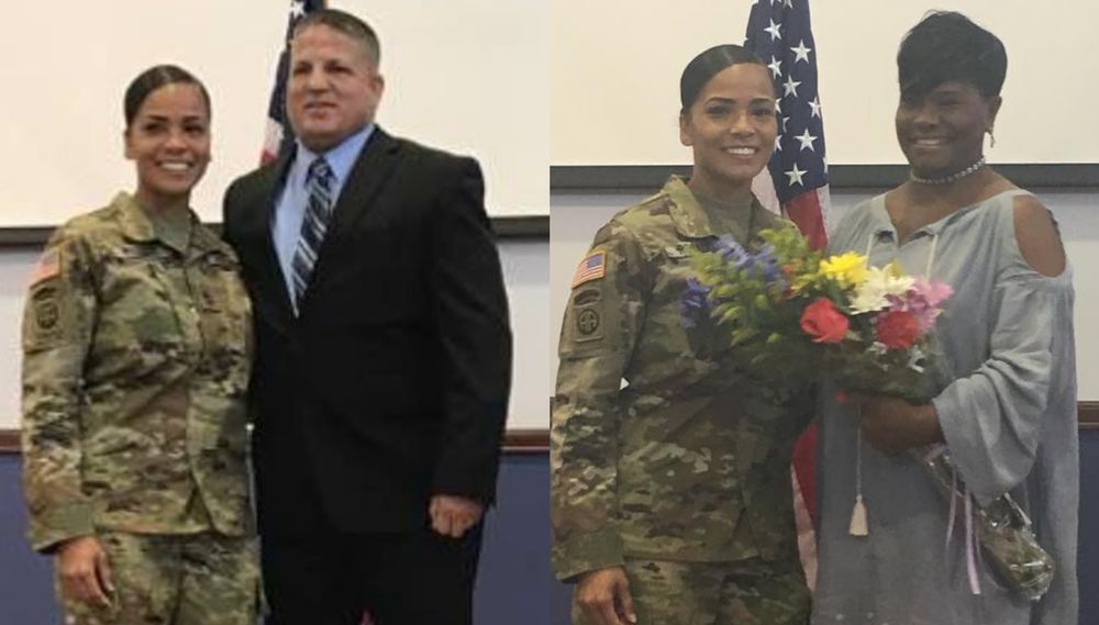 Sharelle Rosado's parents 
